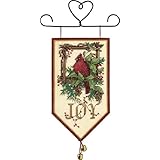 Dimensions Needlecrafts Counted Cross Stitch, Cardinal Joy Mini Banner
