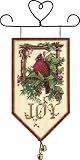 Dimensions Needlecrafts Counted Cross Stitch, Cardinal Joy Mini Banner