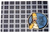 Berghoff - 1500317 -  Les Simpsons - 4 Sets de table- motif Homer Simpson - diam. 43 cm * 29 cm