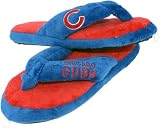 Chicago Cubs Ladies Thong Flip Flop Slippers, Large