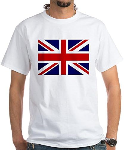 Royal Lion White T-Shirt British English Flag HD - Medium