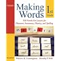 Making Words First Grade: 100 Hands-On Lessons for Phonemic Awareness, Phonics and Spelling