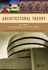 Architectural Theory: An Anthology from Vitruvius to 1870