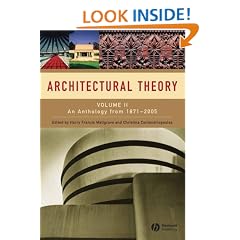 Architectural Theory: v. 2: An Anthology from 1871 to 2005