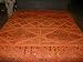 Banjara Vintage Mirror Sari Embroidery Bedspreads Orange Tapestry King Bedcover 90x108
