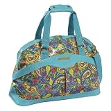 Double Dutch Club Luggage Blue Paisley Overnight Bag