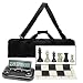 Ultimate Tournament Chess Set with NEW Silicone Chess Mat, Canvas Bag & Super Triple Weighted Chessmen with 4