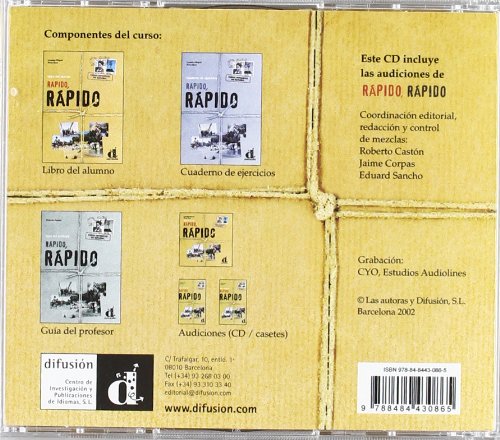 Rapido, Rapido: Curso Intensivo de Espanol