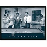 Rat Pack Playing Pool Amped Art - 25.7x37.7
