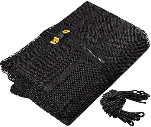 ACM GLOBAL Trampoline Enclosure Safety Net Replacement // Used with 4 Arched Supports or 8 Poles Style // POLES NOT INCLUDED - Fits 14' Ft Trampoline