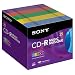Sony 25CRM80RX CD-R Audio Color in Color Slim Jewel Cases (25-Pack)