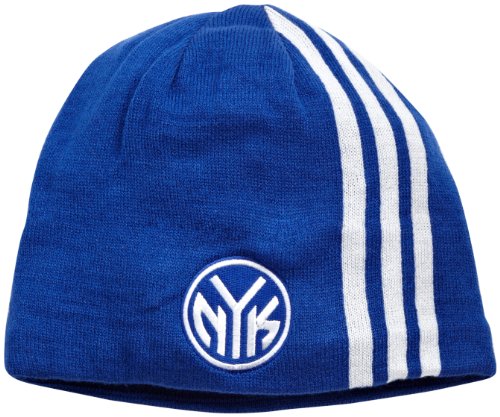 NBA Men's Authentic Team Knit Hat - Kf10Z, New York Knicks, One Size, Blue/white