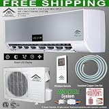 Buy Amvent 12000 BTU (1 Ton) Ductless Wall Mount Mini Split Room Air Conditioner (AC)...