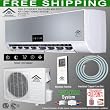 Amvent 12000 BTU (1 Ton) Ductless Wall Mount Mini Split Room Air Conditioner (AC) Conditioning Cooling System Unit + Free Shipping + Free Installation Kit