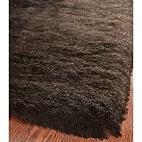 Safavieh Shag Collection SG511-2727 Chocolate Shag Round Area Rug, 5-Feet