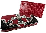 Western Moc Croc Zebra Rhinestone Cross Clutch Flat Womens Wallet w/ Checkbook Cover (CS 616ZCCR RD) 51IXqBER xL. SL160 Western Moc Croc Zebra Rhinestone Cross Clutch Flat Womens Wallet w/ Checkbook Cover (CS 616ZCCR RD)