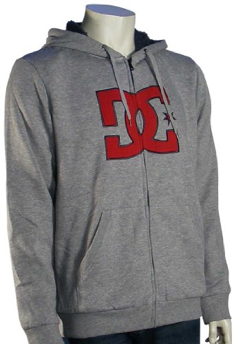DC Shoes Herren Full Zip Hoodie Radar Premium Fleece, heather grey, L Preisvergleich