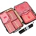 OEE 6 Set Travel Organizers Packing Cubes Luggage Organizers Compression Pouches