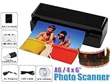 IMAGE OF PS-A6 Black A6 Size 3-in-1 Paper/ Photo/ Name Card Scanner