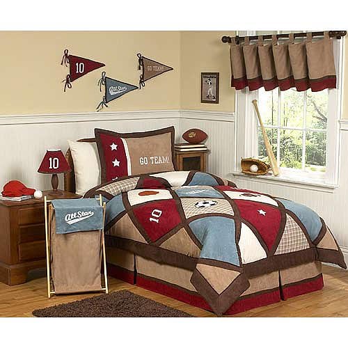 All Star Sports Childrens Bedding 4pc Twin Set