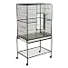 A&E CAGE CO 32-Inch by 21-Inch Flight Cage and Stand, Platinum