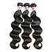 Colorful Queen Brazilian Virgin Hair Body Wave Remy Human Hair 3 Bundles Weave 100% Unprocessed Hair Extensions Natural Color 16 16 16 inch