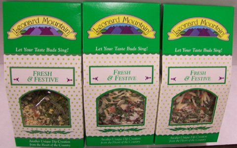 Fresh & Festive Veggie Dip - 3 Boxes by Leonard Mountain