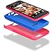 BLU ArmorFlex PC+silicon case for Studio 5.0C HD - Carrying Case - Retail Packaging - Neon Pink+Blue