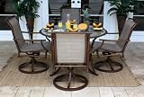 Chub Cay Patio 5 Piece Table and Rocking Chair Set