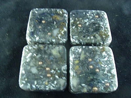 4 Mini Cube Tower Busters Orgone Generator Energy Accumulator PERFECT GIFTING TOOL!!!! 528Hz/7.83Hz/Advance Harmonics Many Beautiful Ingredients and Colors!! (Silver)