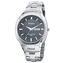 Armitron Men's Silver-Tone Stainless Steel Round Dial Dress Watch #204418GMSV