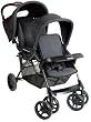 Kolcraft Fairmont Stripe Express Rider Universal Tandem Stroller