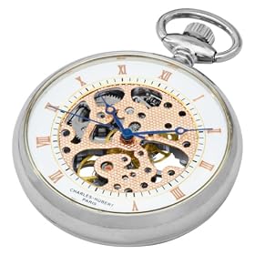 Charles-Hubert, Paris Open Face Mechanical Pocket Watch