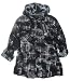 INSOUND Men's Cement Plaid Gauze Hoodie Black Tie Dye Shirt Sweater with Headphone for MP3/iPhone/iPod