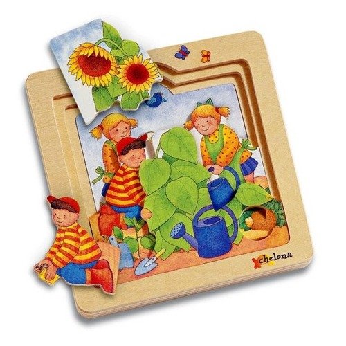51IYHe6w8XL Challenge & Fun In The Garden Wooden Puzzle Chelona