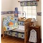 Bedtime Originals Super Sports 4-Piece Baby Crib Bedding Set - Blue