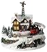 8.5" Battery Operated Musical & Animated LED Lighted Christmas Train Station