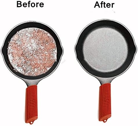 NovaVita Chainmail Scrubber | No Erosion, Easy Clean, Premium Cookware Cleaner, Full Size 7x7inch Premium Steel