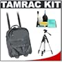 Tamrac 5265 CyberPack Multi-Purpose Rolling Photo/Computer Digital SLR Camera Backpack + Tripod + Accessory Kit for Canon Rebel T3, T3i, T1i, T2i, EOS 60D, 5D, 7D, Nikon D3000, D3100, D5000, D5100, D7000, D300s, Olympus Evolt E-5, E-30, E-620 & Sony Alpha A560, A580, A33, A35, A55