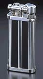 Corona Classico Palladium Diamond Cut With Black Cloisonn Cigarette Lighter