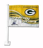 NFL Green Bay Packers 2010 NFC Champion Car Flag