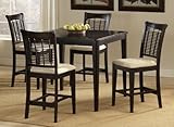 Hillsdale Furniture Baybery Counter Dark Cherry 5-Piece Counter Height Dini ....