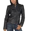 Xhilaration® Faux Leather Puff-Sleeve Jacket - Ebony
