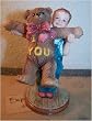 DEMDACO FIGURINE EXPRESSIONS OF LOVE I LOVE YOU SO MUCH TEDDYBEAR