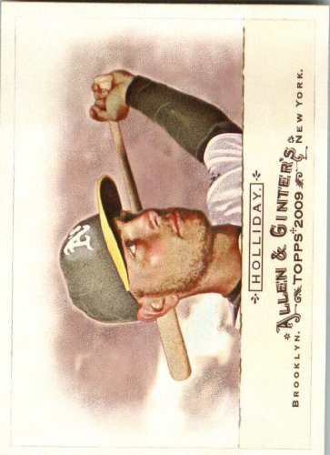 2009 Topps Allen & Ginter Baseball Card #60 Matt Holliday Oakland Athletics - MINT Condition - Shipped In Protective ScrewDown Display Case!