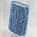 BABY BLUE 100% Organic Hemp iPod Case - sustainable green product - environmentally correct NO petroleum