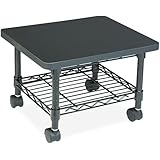 Safco Products 5206BL Under Desk Printer/Machine Stand, Black