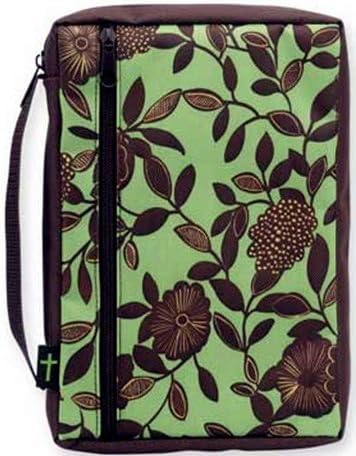 Chocolate Mint Canvas Bible Cover XL - Brown- Gregg 4019720