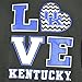 University of Kentucky Love KY on Long Sleeve Black Shirt