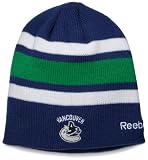 NHL Men's Center Ice Official Team Player Knit Hat (Vancouver Canucks, One Size Fits All)